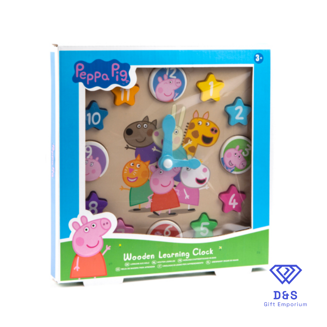 Peppa Pig Wooden Clock
