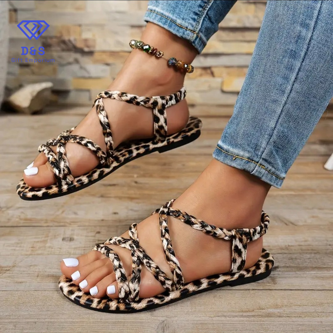Leopard Print Sandals