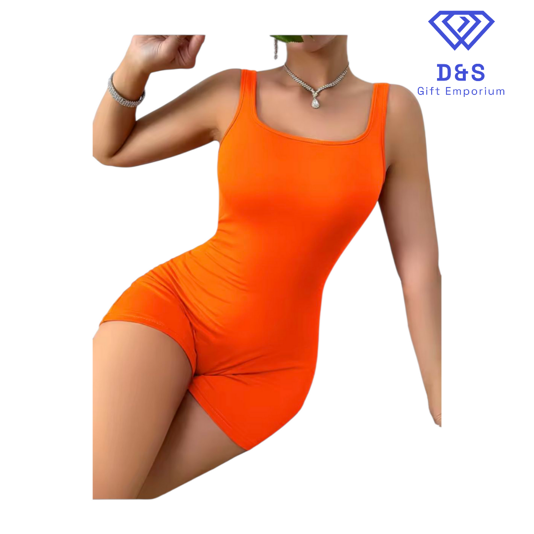 Backless Romper