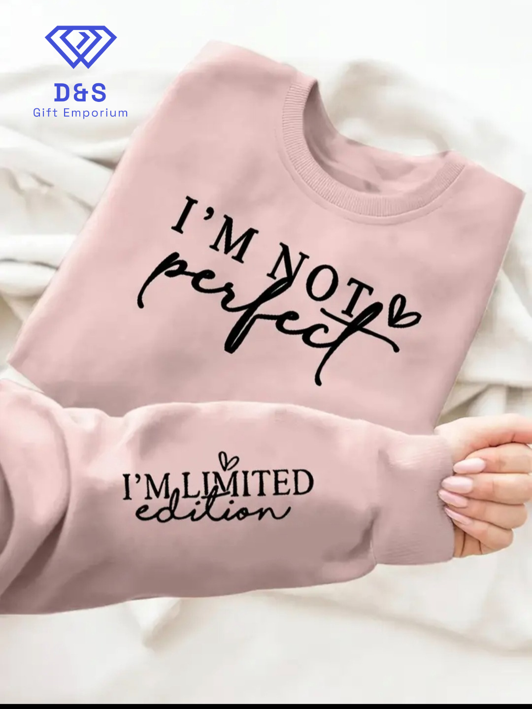 Plus Size Im Not Perfect Jumper