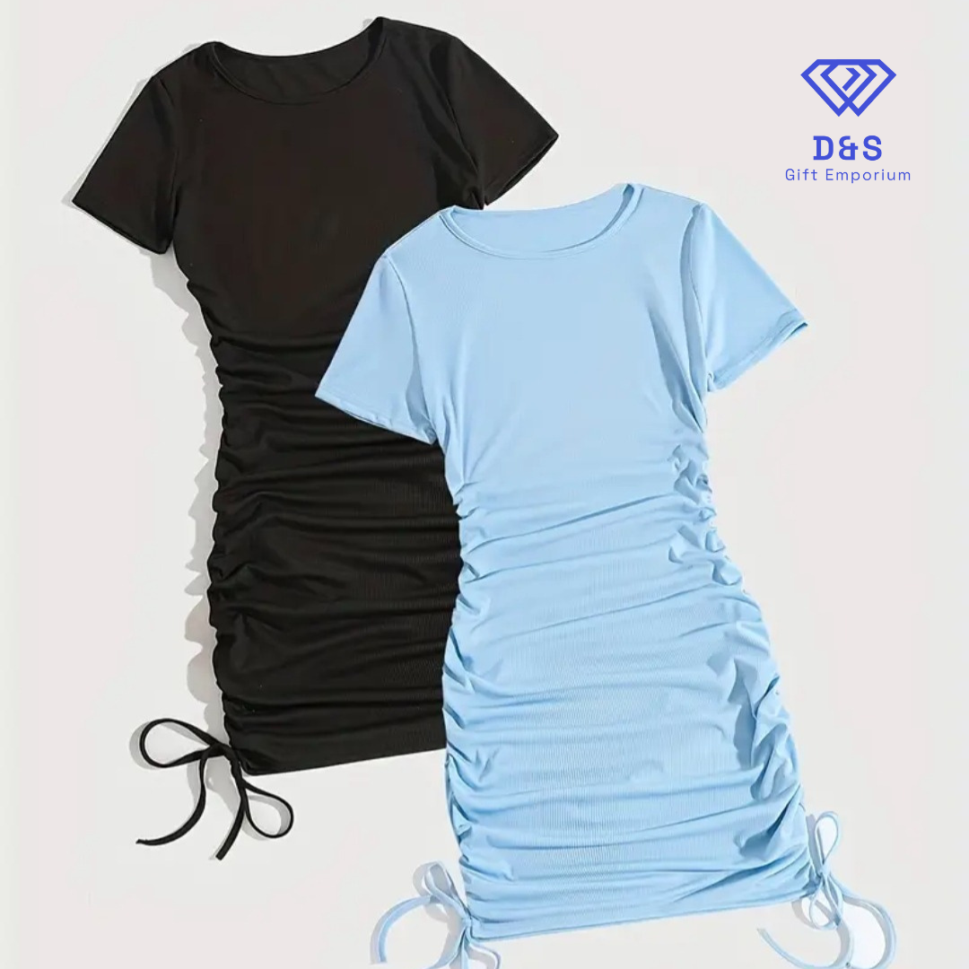 Womans Drawstring Dresses