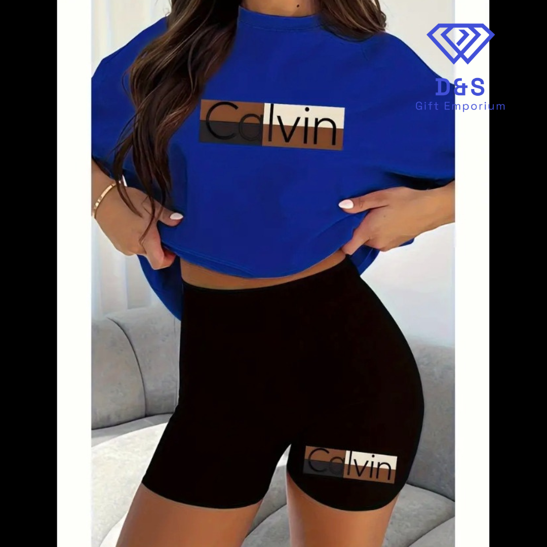 Calvin Tshirt & Shorts Set
