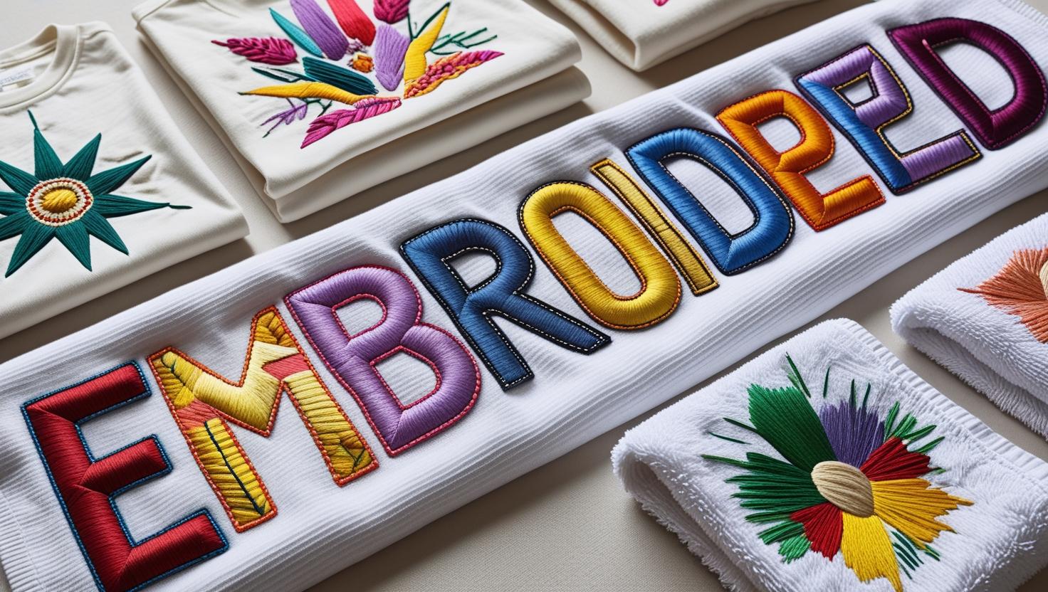 Embroidered