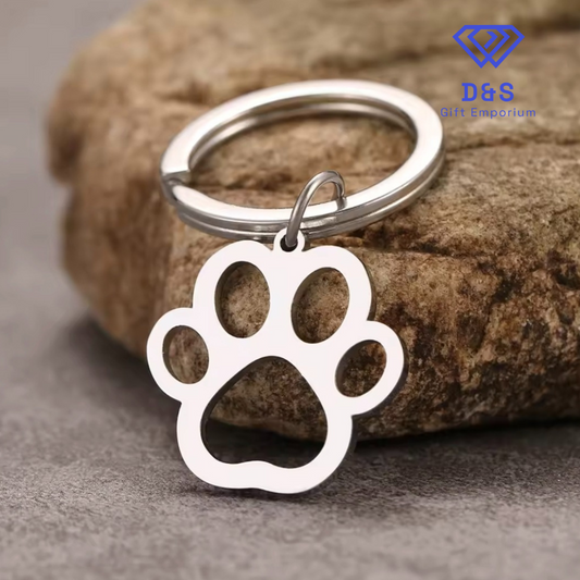 Pawprint Keyring