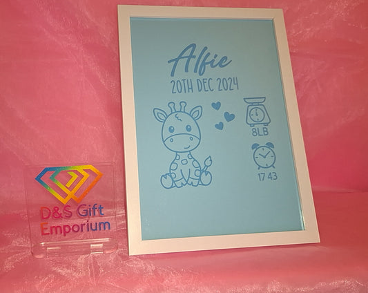 Personalised Baby Frame