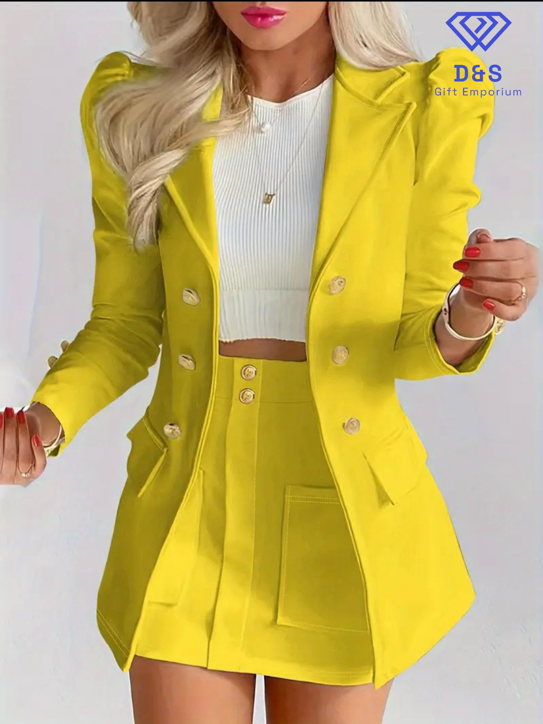 Blazer & Skirt Set