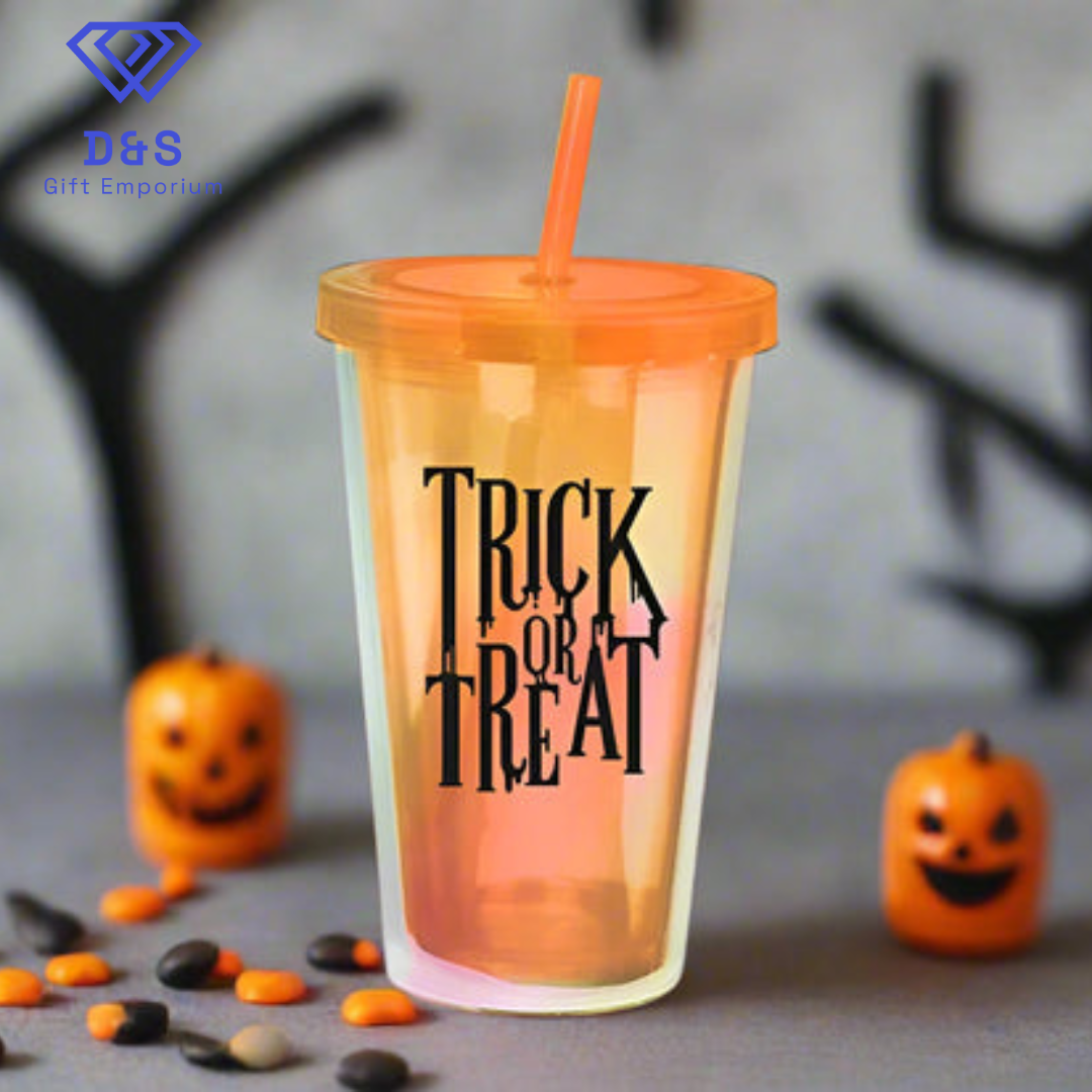 Halloween Holographic Tumbler