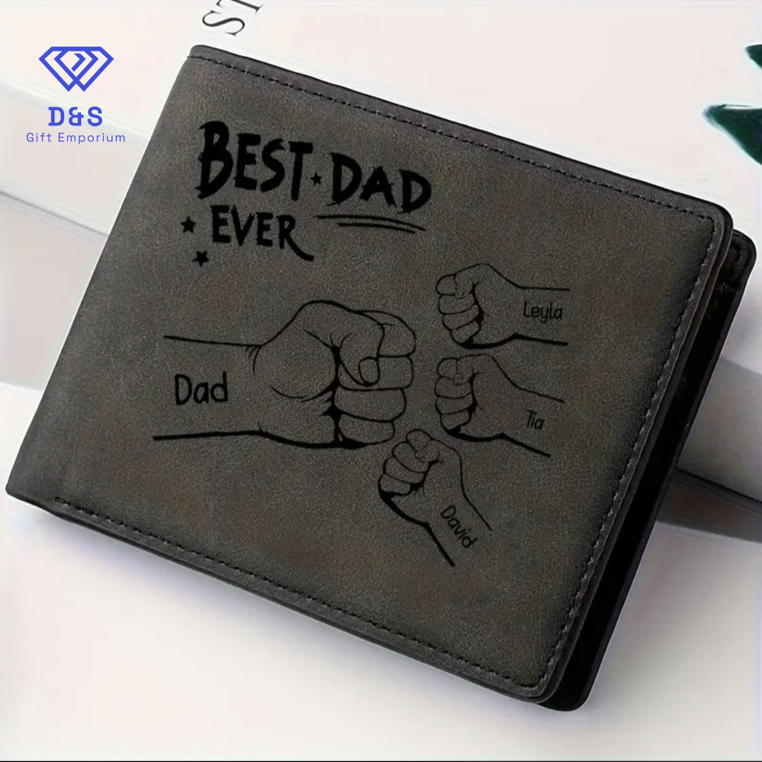 Personalised Best Dad Ever Wallet