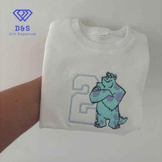 Sully Embroidered Birthday Tshirt