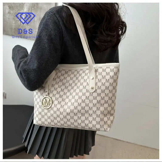 Geometric Print Handbag
