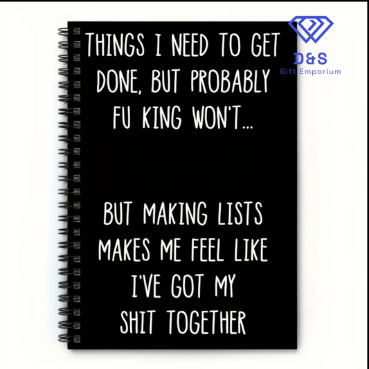 Things I Need To Get Done Notebook