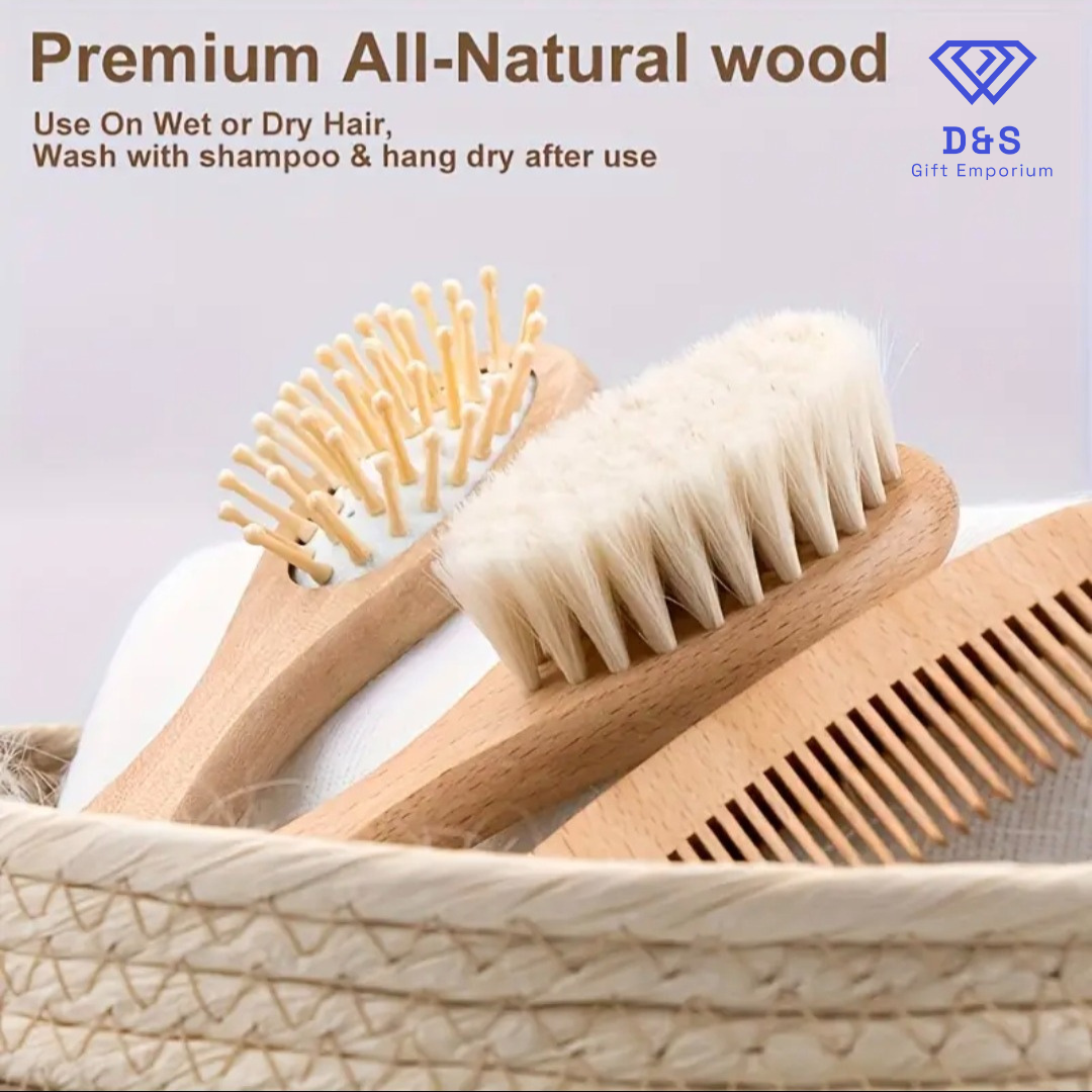 Personalised Baby Brush & Comb Set