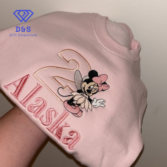 Minnie Embroidered Birthday Jumper