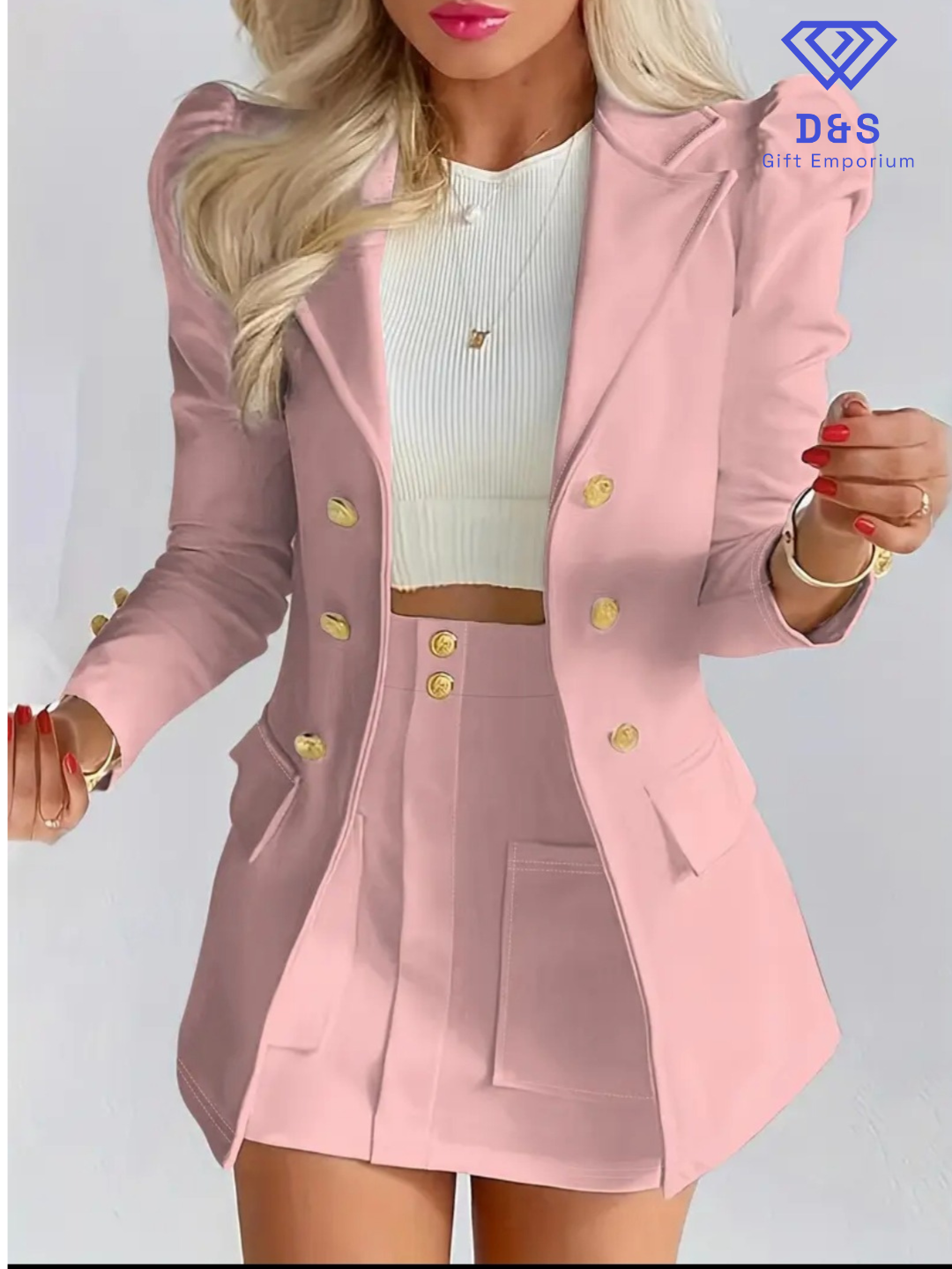 Blazer & Skirt Set