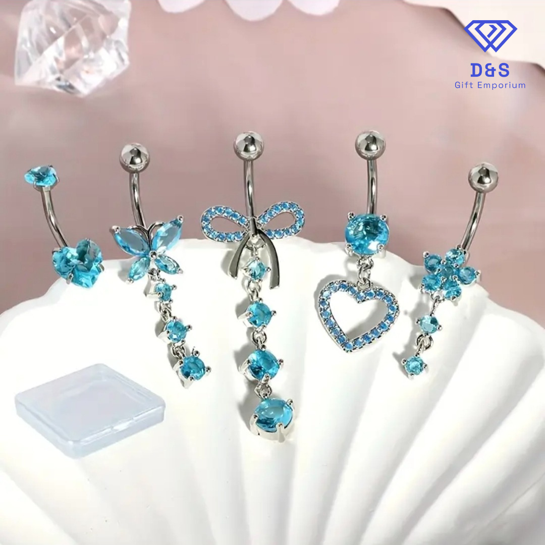 5pcs Belly Button Rings