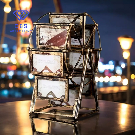Vintage Rotating Ferris Wheel Photo Frame