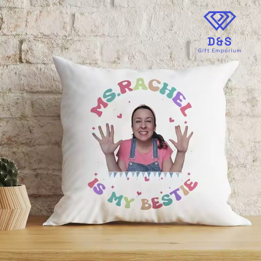 Ms Rachel Is My Bestie Pillow