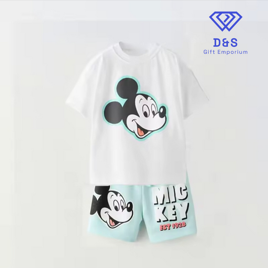 Mickey Tshirt & Shorts Set