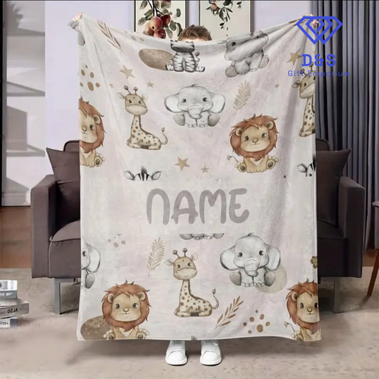 Personalised Safarai Blanket