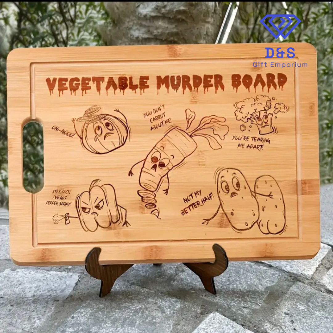 "Vegetable Murder Board"Chopping Board
