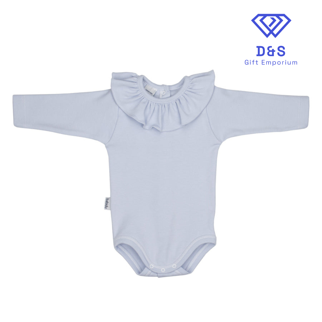 Long Sleeve Ruffle Collar Bodysuit
