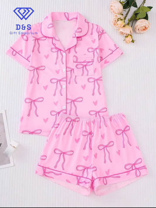 Bow Pyjama Set
