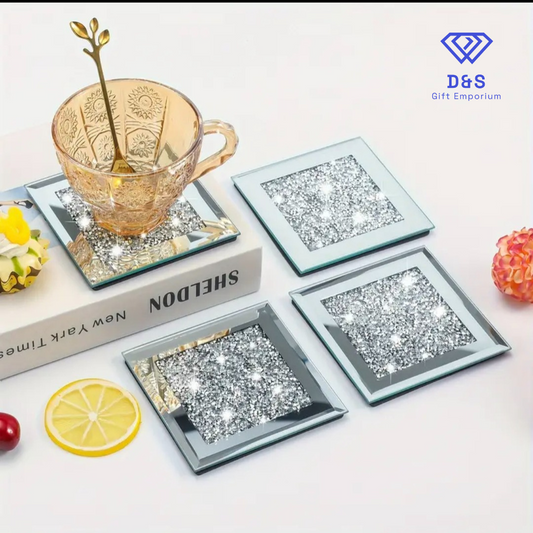 Crushed Crystal Coasters