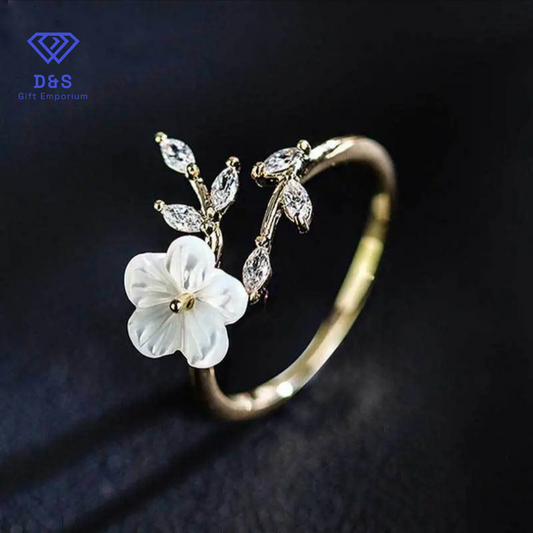 Flower Adjustable Ring