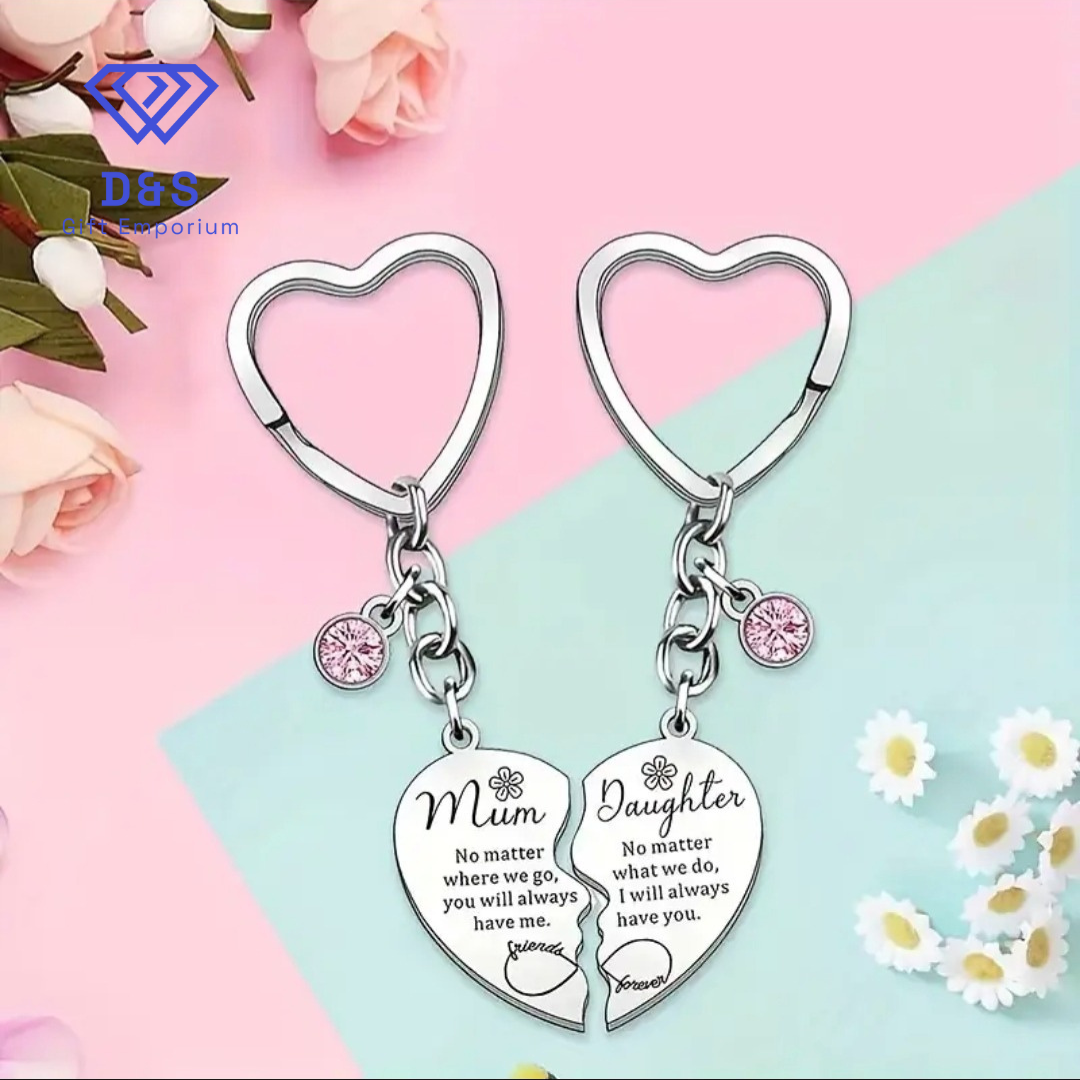 Mum & Daughter Keyrings