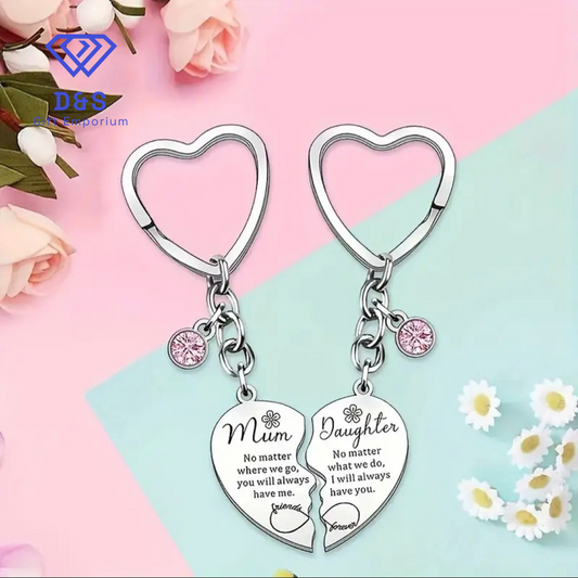 Mum & Daughter Keyrings