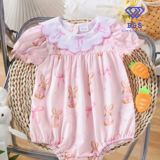 Rabbit & Bow Romper