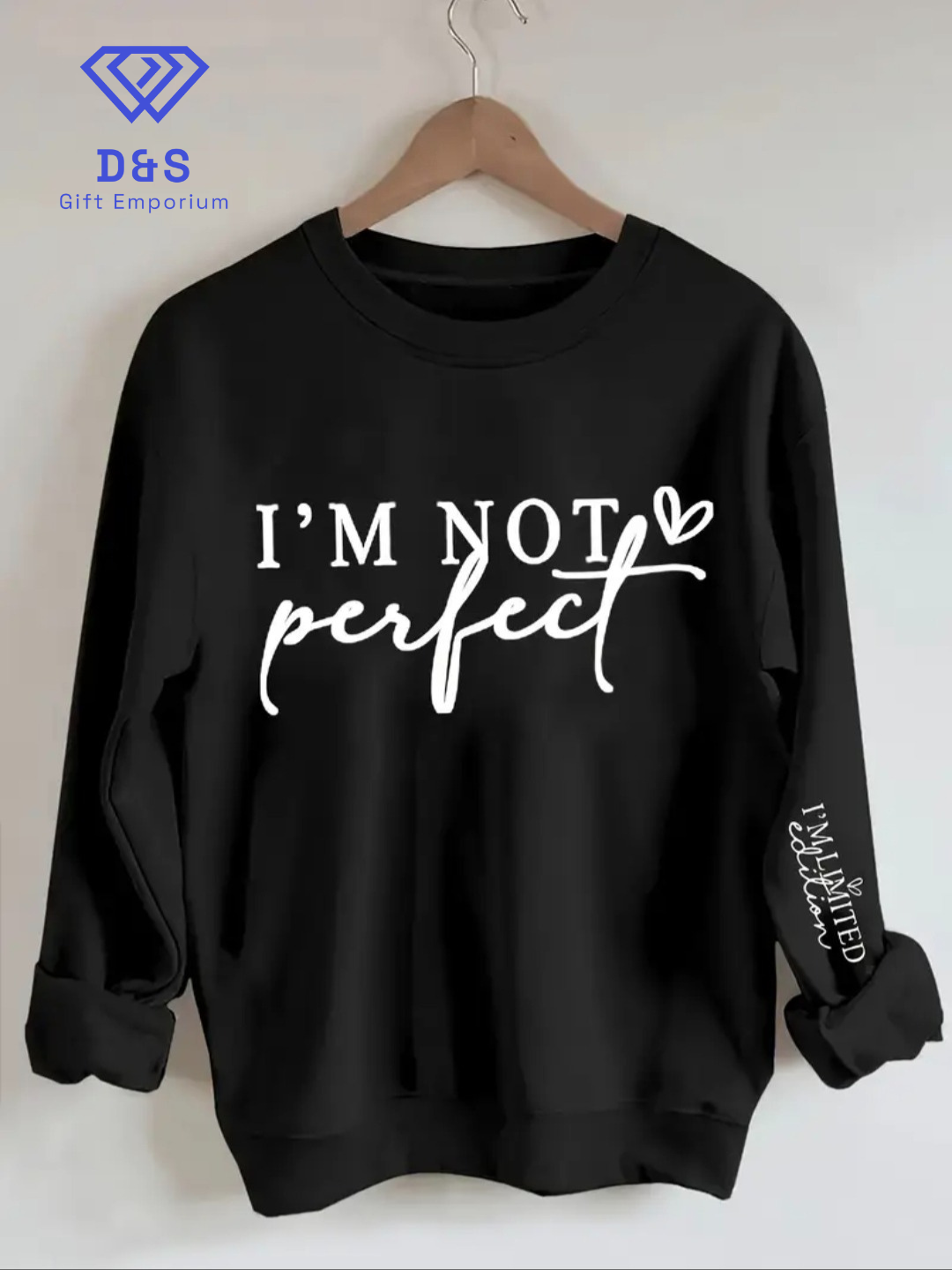 Plus Size Im Not Perfect Jumper
