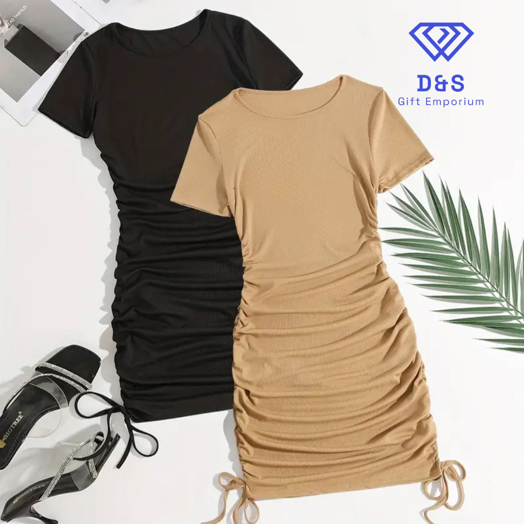 Womans Drawstring Dresses