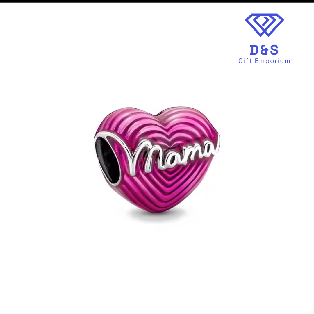 Mama Heart Charm