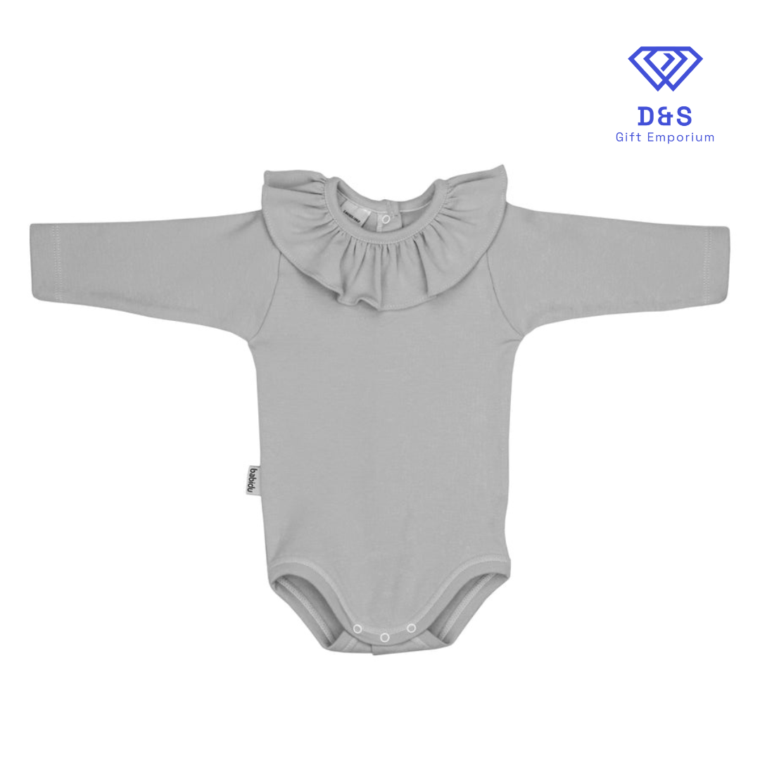 Long Sleeve Ruffle Collar Bodysuit