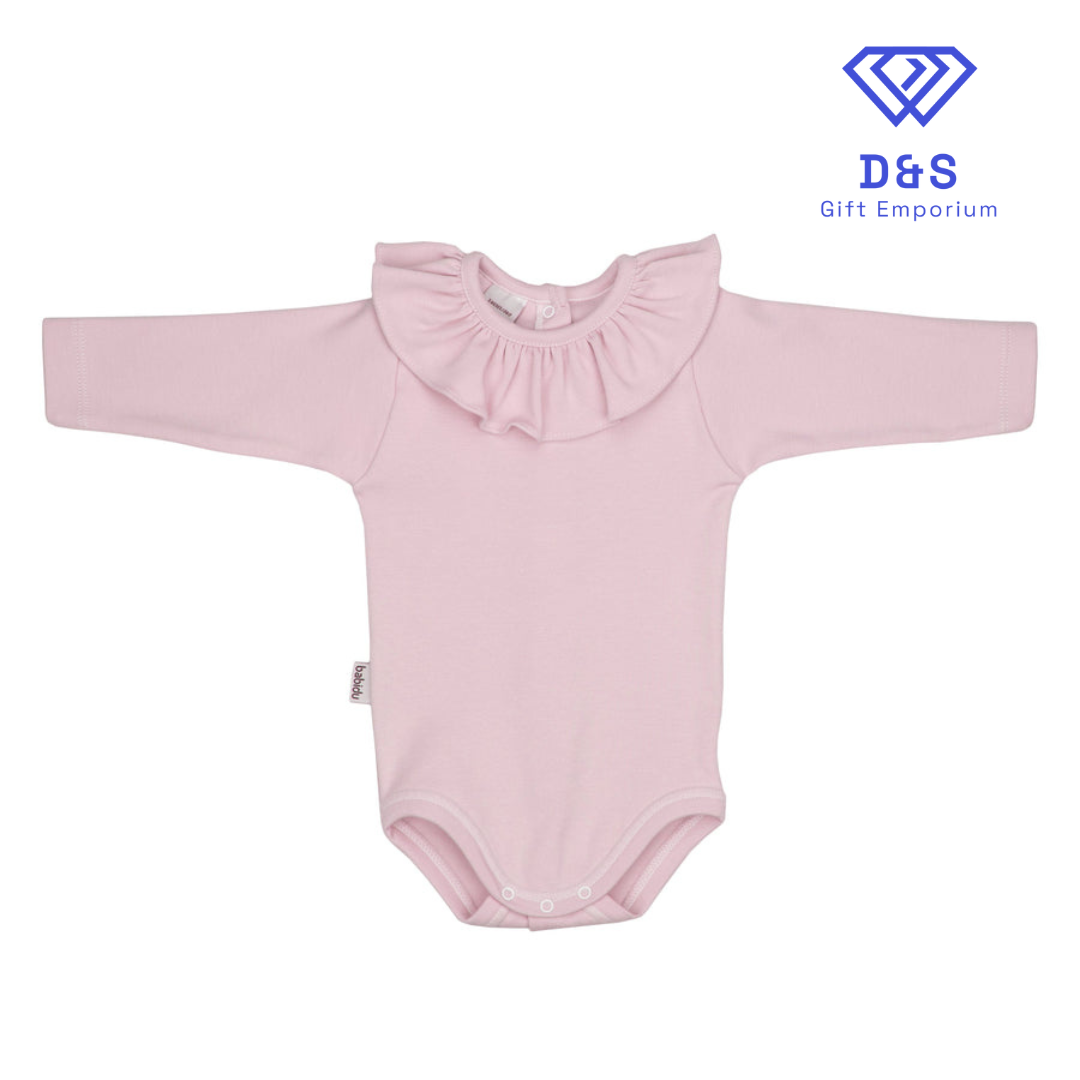 Long Sleeve Ruffle Collar Bodysuit