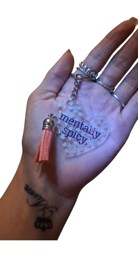 Mentally Spicy Keyring