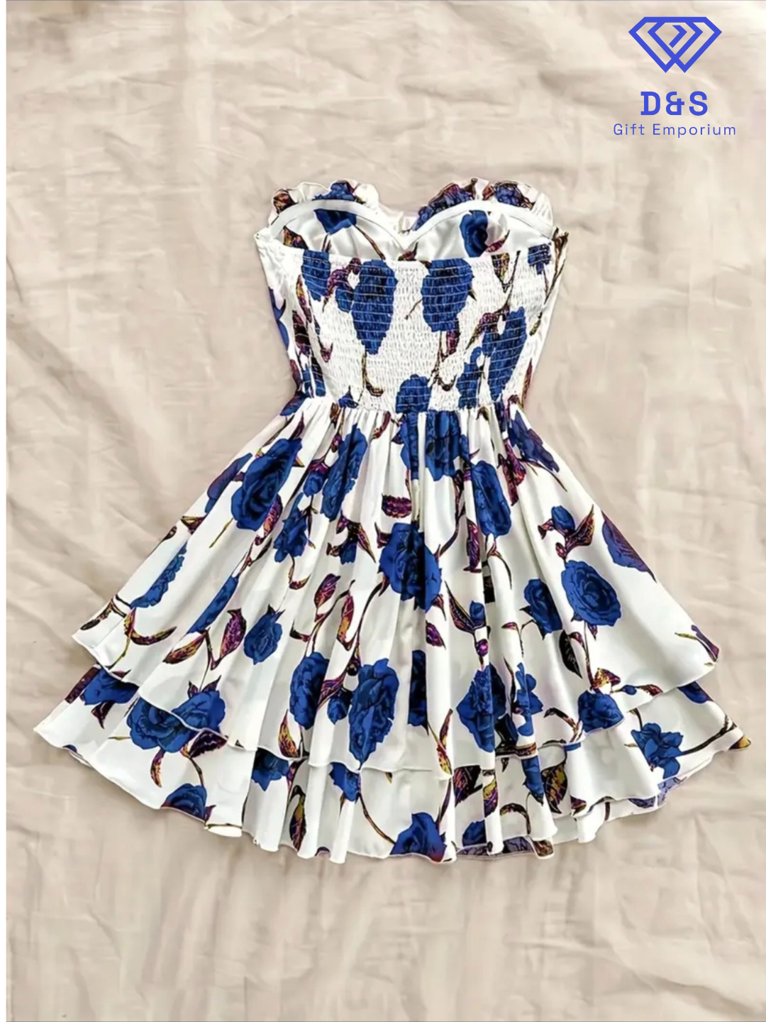 Plus Size Floral Tube Dress