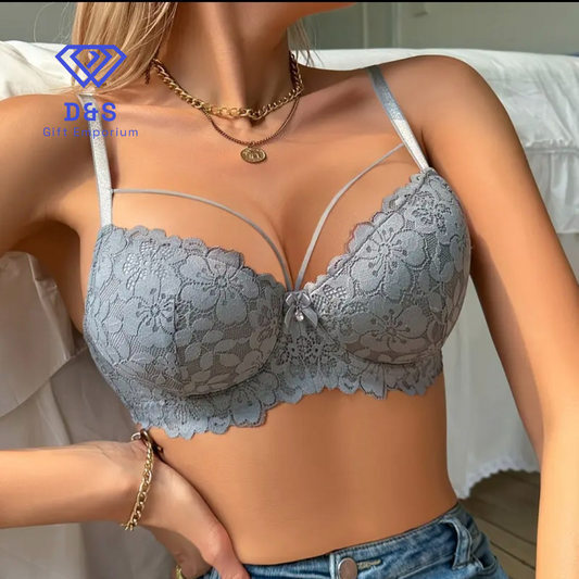 Floral Lace Front Bra