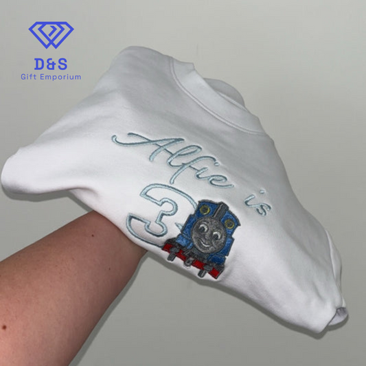 Thomas Embroidered Birthday Jumper