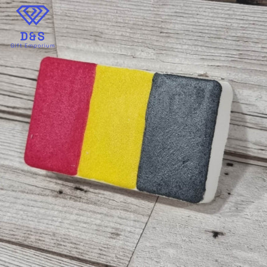 Belgium Flag Bath Bomb