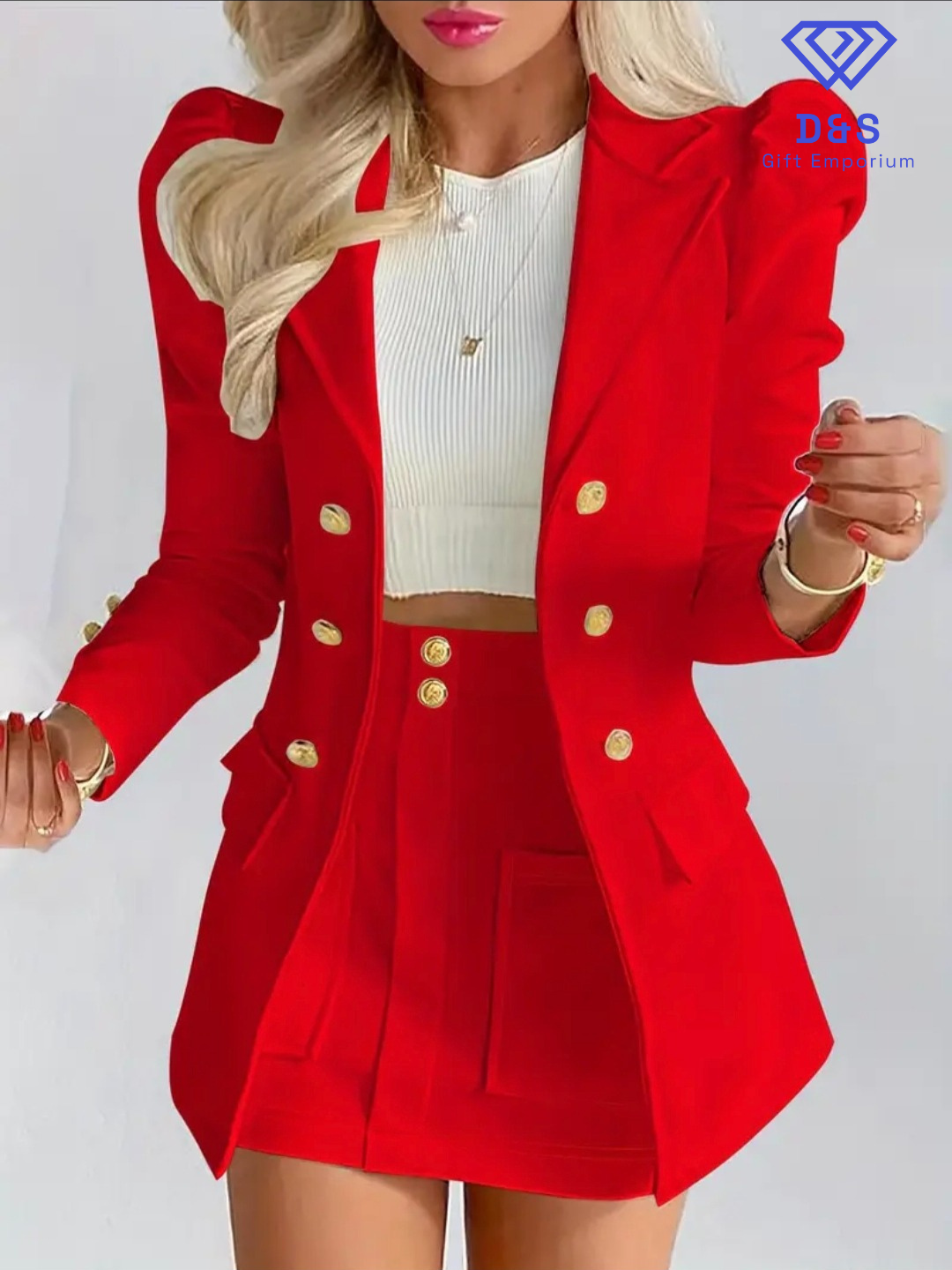 Blazer & Skirt Set