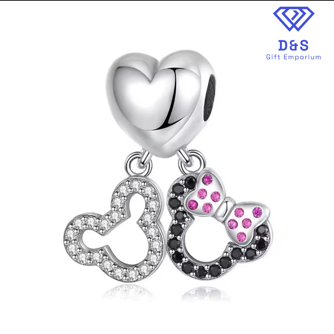 Mickey & Minnie Charm