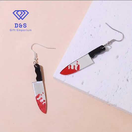 Bloody Knife Earrings