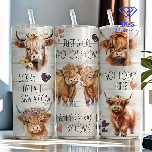 Highland Cow Tumbler