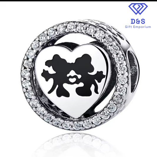 Mickey & Minnie Charm