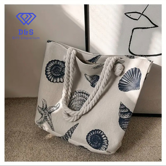 Shell Pattern Tote Bag