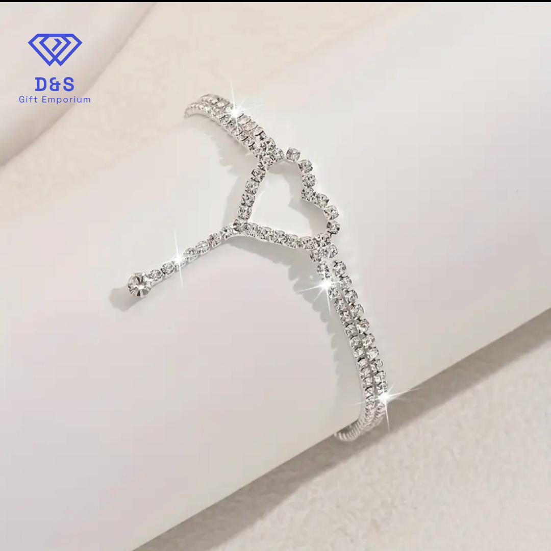 Hollow Heart Anklet