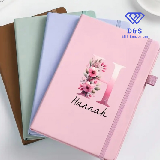 Personalised Faux Leather Notebook