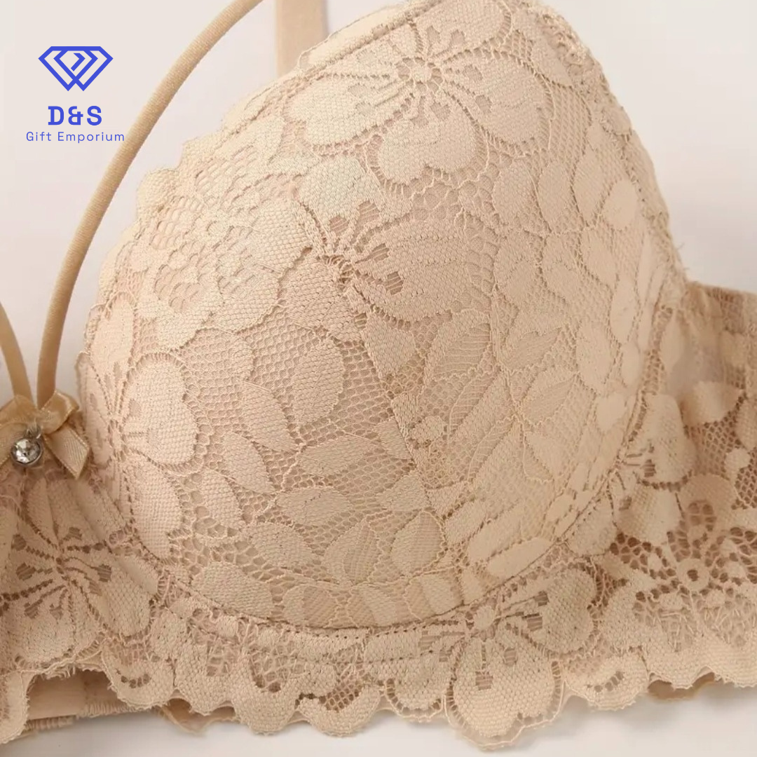 Floral Lace Front Bra